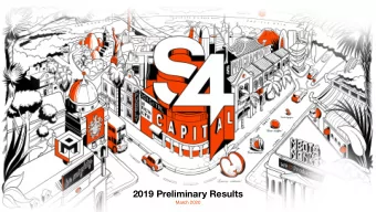 2019 Preliminary Results  March 2020  Our four  core  principles  Media Spend by Category 2000 -