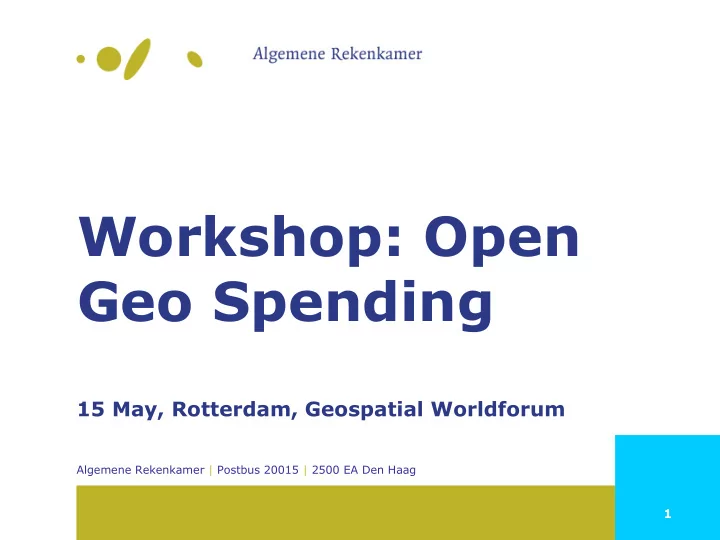 geo spending