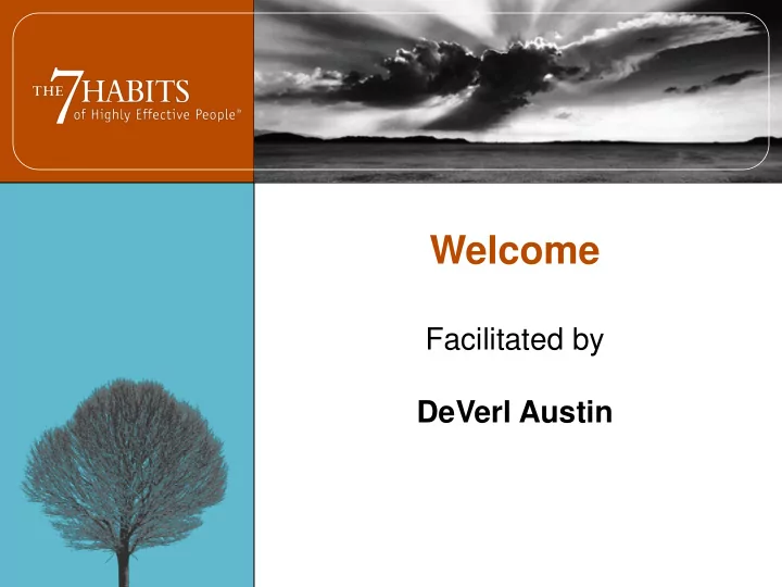 welcome