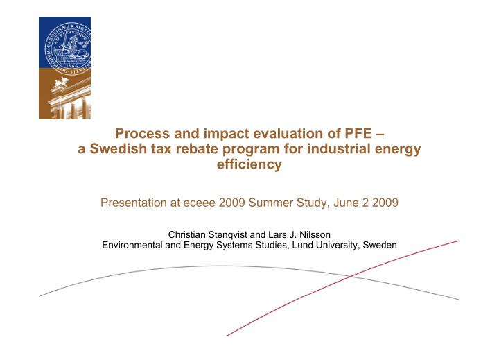 process and impact evaluation of pfe process and impact