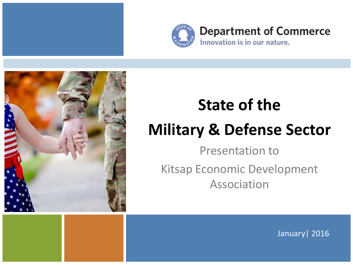 state of the military defense sector