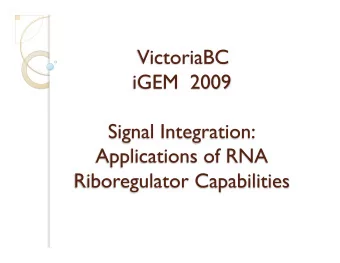 Kyliah Clarkson (Departments of Physics and Biology)  Natasha Tuskovich (Department of