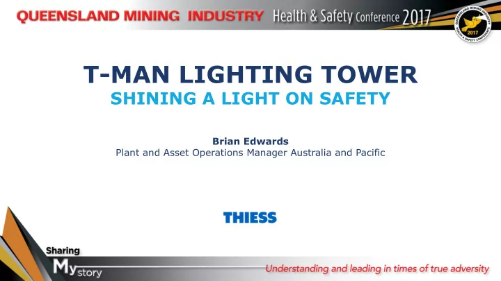 t man lighting tower