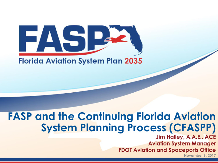 fasp and the continuing florida aviation system planning