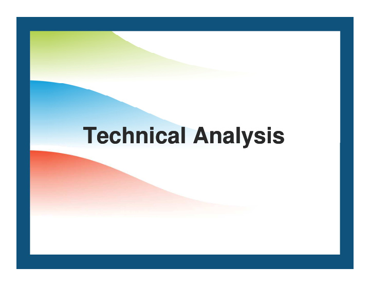 technical analysis technical analysis technical analysis