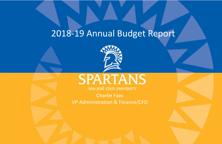 2018 19 annual budget report