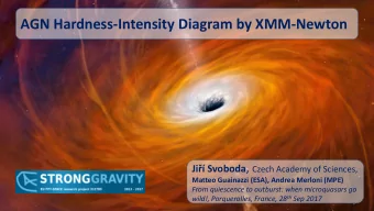 AGN Hardness-Intensity Diagram by XMM-Newton Ji  Svoboda , Czech Academy of Sciences,  Matteo