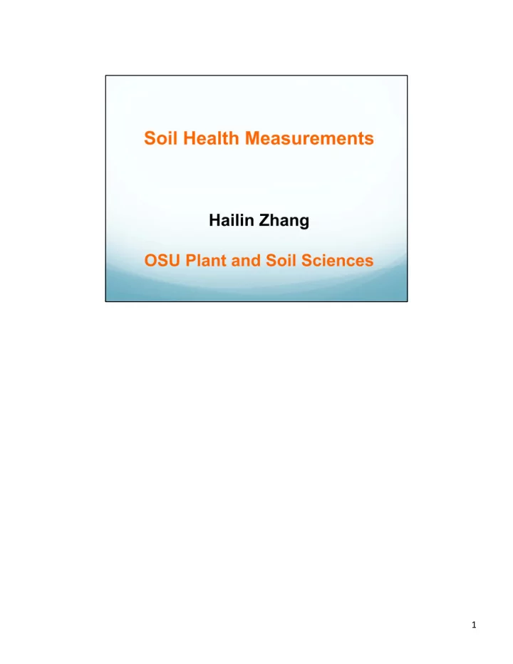1 2 3 4 5 6 7 when people talk about soil health they