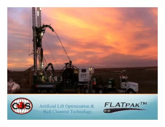 Well Cleanout Technology  ArmorVak  A Well Cleanout Alternative  Typical Cleanout  Operation