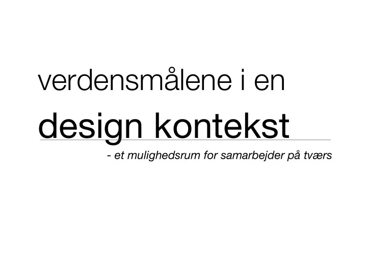 hvem er vi