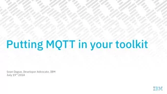 P  u  t  t  i  n  g  M  Q  T  T  i  n  y  o  u  r  t  o  o  l  k  i  t  S  e  a  n  D  a  g  u  e