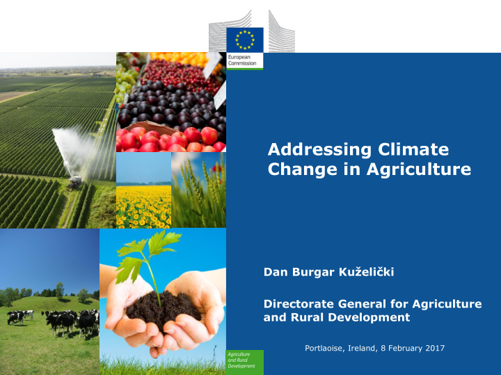 addressing climate change in agriculture