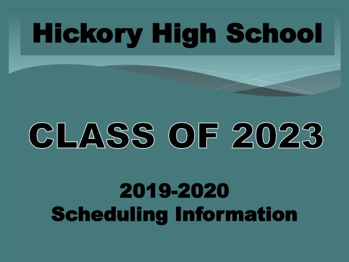 hic hickor ory high sc y high school hool