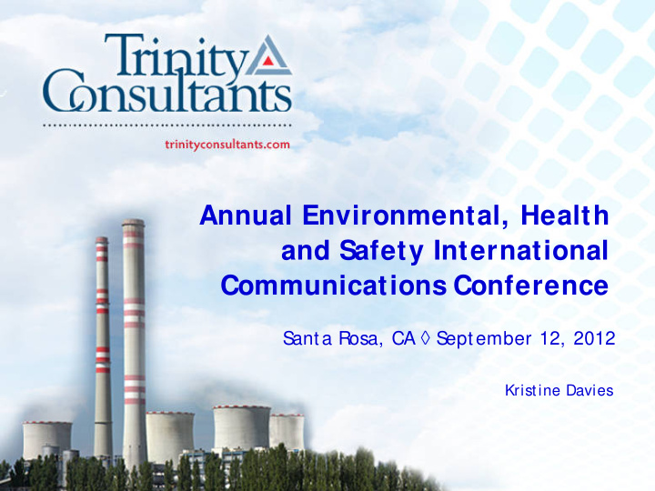 annual environmental health and safety international