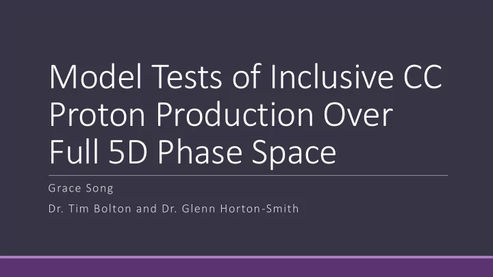 full 5d phase space