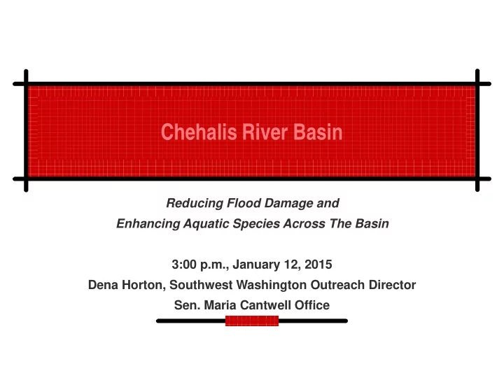 chehalis river basin