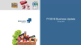 Click to edit Master title  style  FY2018 Business Update  MUF07 P/L Report  30 Jan 2019  Click to