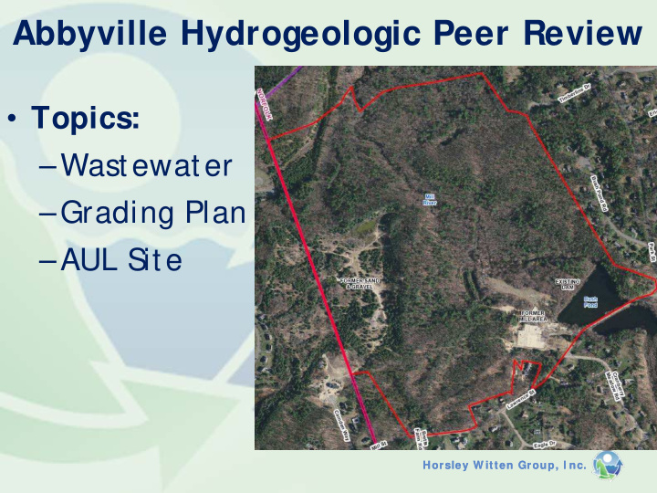 abbyville hydrogeologic peer review