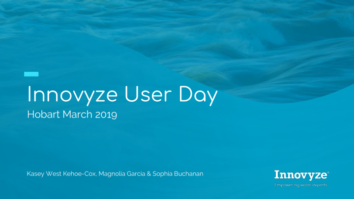 innovyze user day