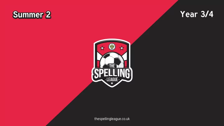 thespellingleague co uk