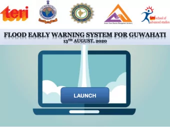 LA  LAUNCH  NCH  System Architecture  GFS  WRF  MIKE  Application  India Meteorological  Department