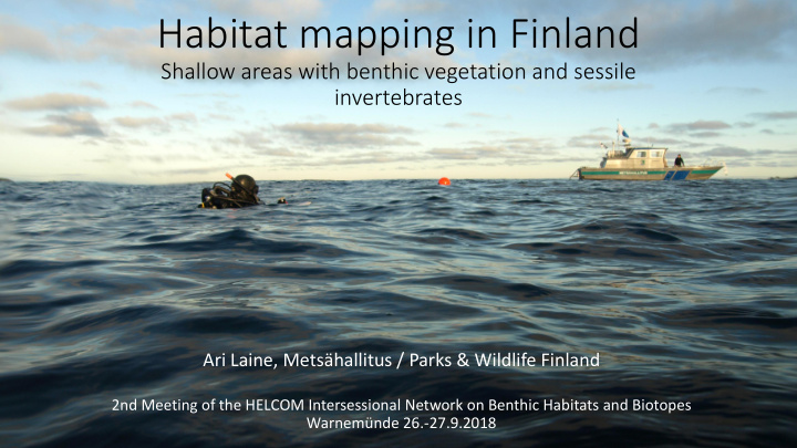habitat mapping in finland