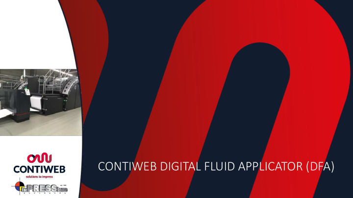 contiweb digital fluid applicator dfa remoistening