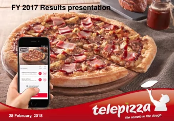 FY 2017 Results presentation  12 May 2016  19 September, 2017  28 February, 2018  1  Disclaimer