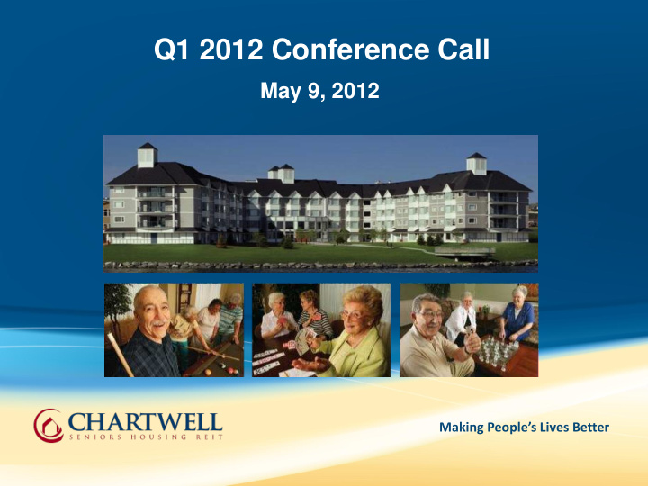 q1 2012 conference call