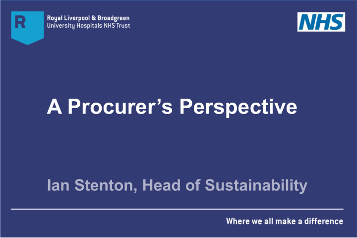 a procurer s perspective contract overview