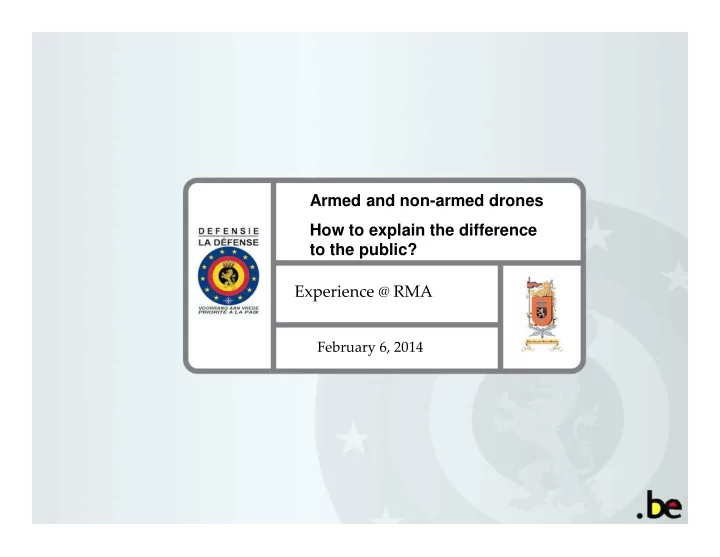 armed and non armed drones how to explain the difference