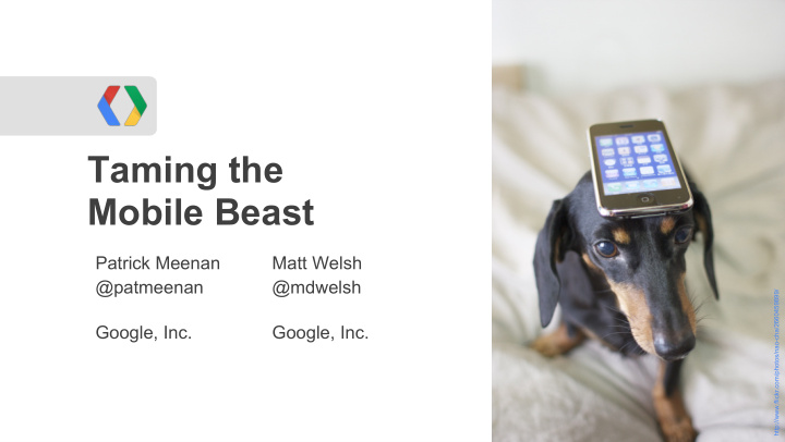 taming the mobile beast