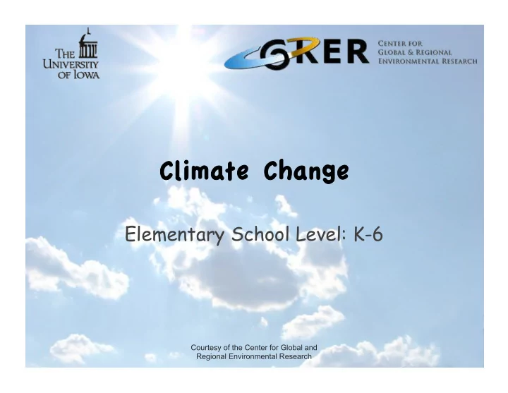 climate change climate change