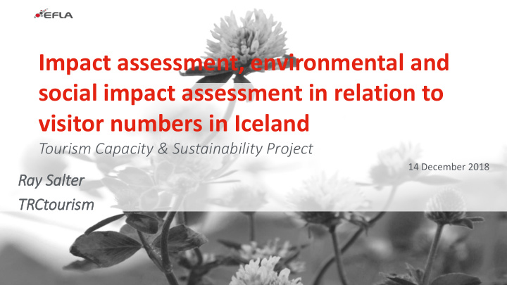 impact assessment environmental and