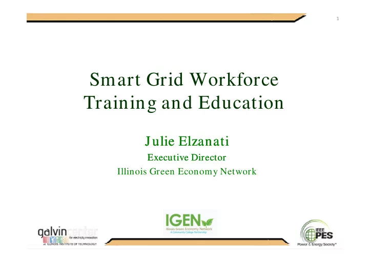 smart grid workforce d kf training and education training