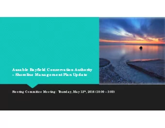 Ausa ble  Ba yfie ld Conse r  Ausa ble  Ba yfie ld Conse r  va tion Author  va tion Author  ity