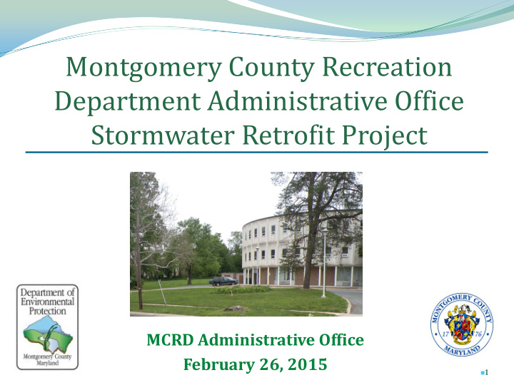 montgomery county recreation department administrative