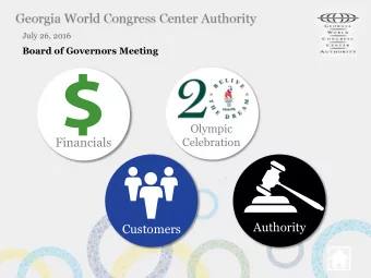 Financials  Celebration  Authority  Customers Financial Snapshot   June 2016  Profit/Loss
