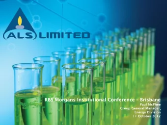 13,000+ staff, 350 locations, in 55 countries, on six continents  2  Commodity Price Cycles are