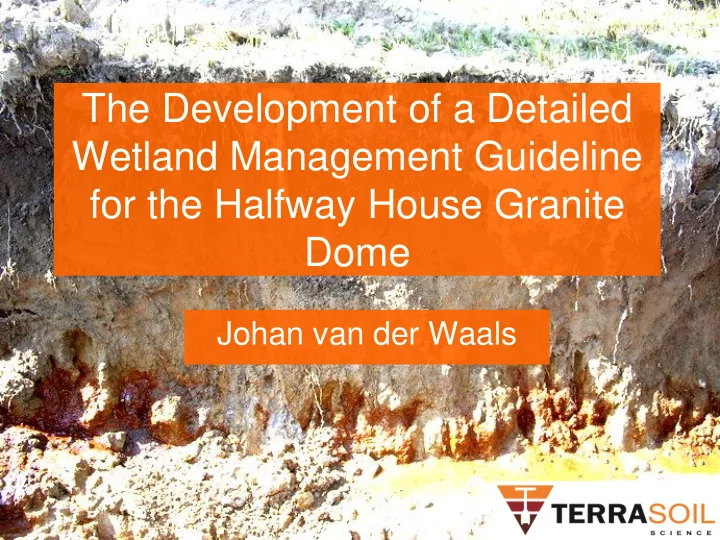 for the halfway house granite