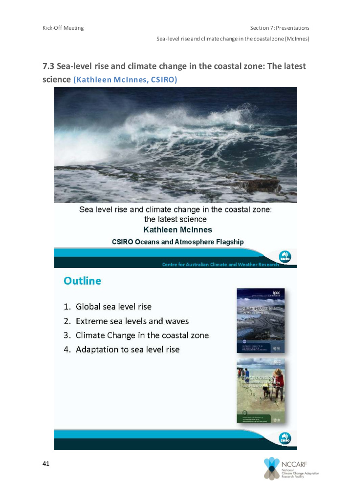 7 3 sea level rise and climate change in the coastal zone