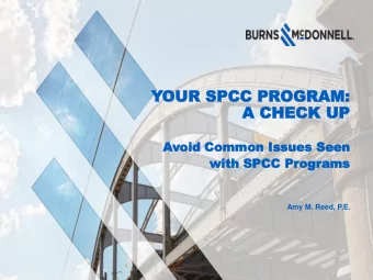 Avoid  oid Common  Common I  Issu  ssues S  es See  een  n  wi  with  th SP  SPCC  CC P  Prog