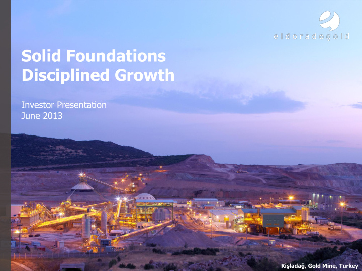 solid foundations disciplined growth