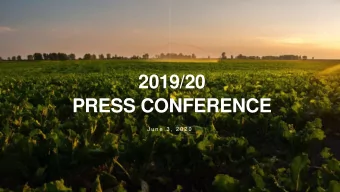 2019/20  PRESS CONFERENCE  J u n e  3 ,  2 0 2 0  HIGHLIGHTS  EBITDA  EBITDA GROWTH: +53%  (in
