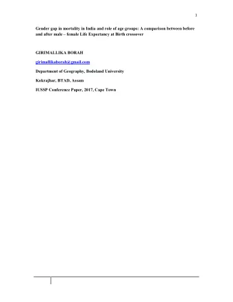 Relationship between Life Expectancy at  birth  for male and female, 2008  80  female Life