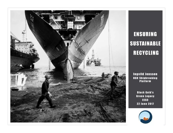 ensuring sustainable recycling