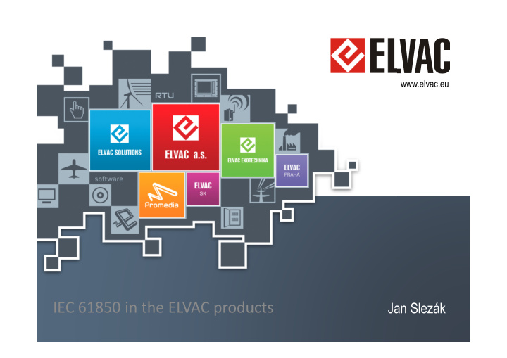 iec 61850 in the elvac products