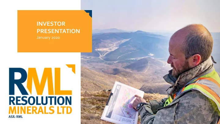 investor presentation