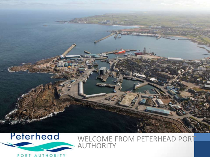 welcome from peterhead port
