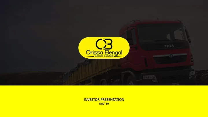 investor presentation